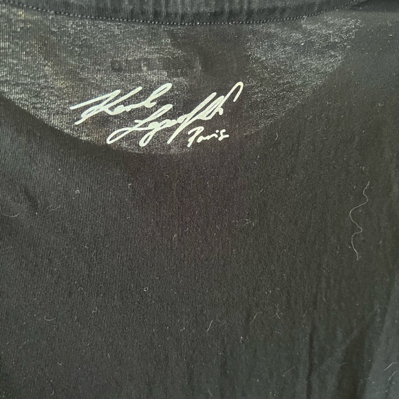 KARL LAGERFELD PARIS Sunglass Pocket T-Shirt —  Size S - Picture 11 of 12